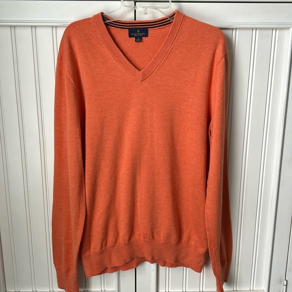 Brooks Brothers Supima Cotton V Neck Sweater - Picture 2 of 5